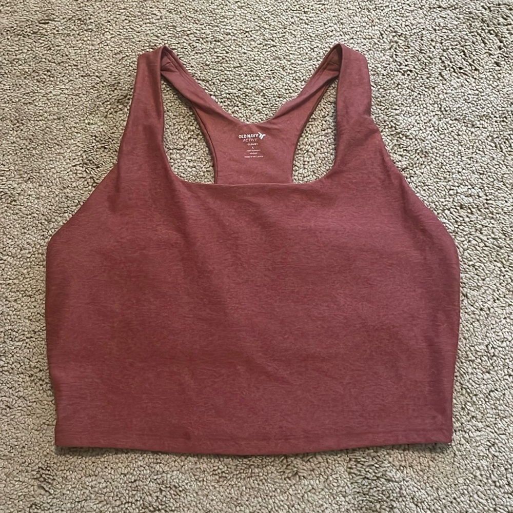 OLD NAVY coral bra tank